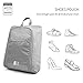 Packing Cubes For Travel 6 Pcs,Luggage Packing Organizers Set With Waterproof Shoe Bag(Grey)