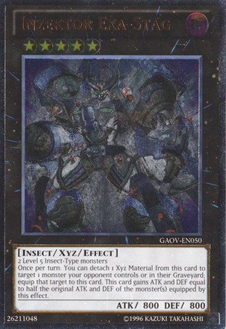 Yu-Gi-Oh! - Inzektor Exa-Stag (GAOV-EN050) - Galactic Overlord - 1st Edition - Ultimate Rare