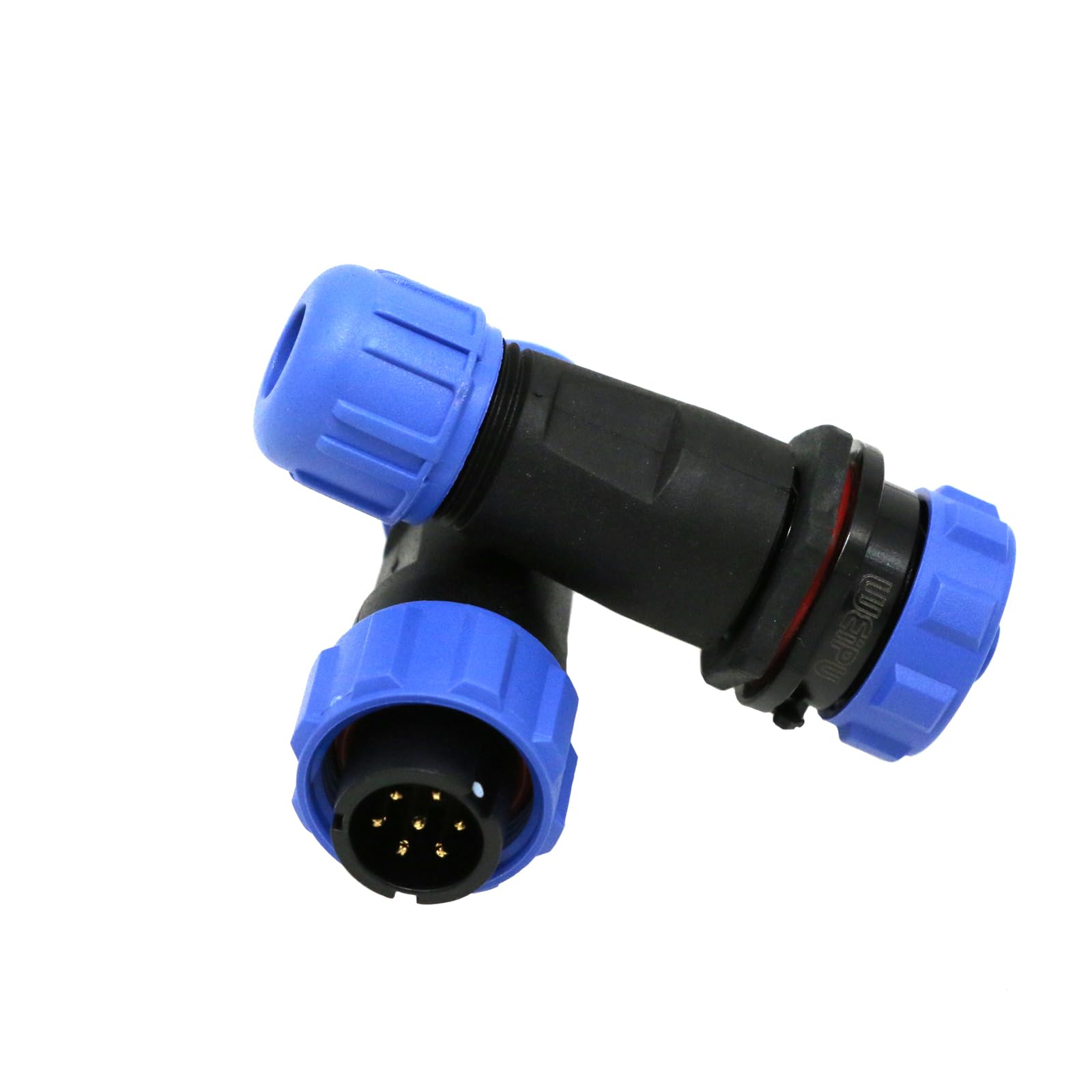 ZBLZGP Weipu Round Connector for Aviation Cable SP13 Series Waterproof IP68 Housing Built-in Plug (7 Pin Set, Pair Plug (Male) & Female Socket))