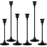 Candlestick Holders,Taper Candle Holder for Candlesticks Black Candelabra Candle Holders Vintage Candle Stick Candle Holder for Fireplace Party Dining Home