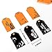 Whaline 120 Pack Halloween Gift Tags Trick or Treat Craft Label Tags with 130ft Cotton Rope for Halloween Party Favor, Candy Goodie Bag Art Hanging Cards