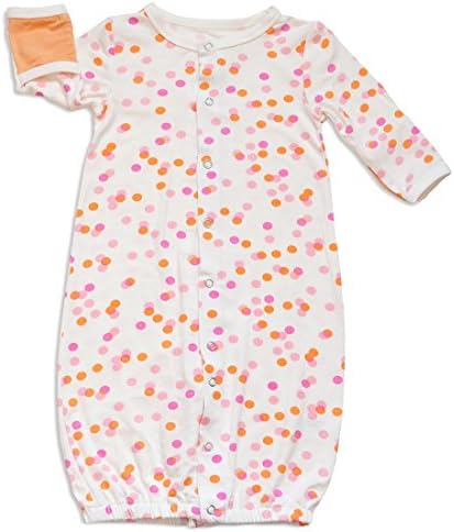 Silkberry Baby Bamboo Converter Gown Confetti Sprinkles 3-6 Months