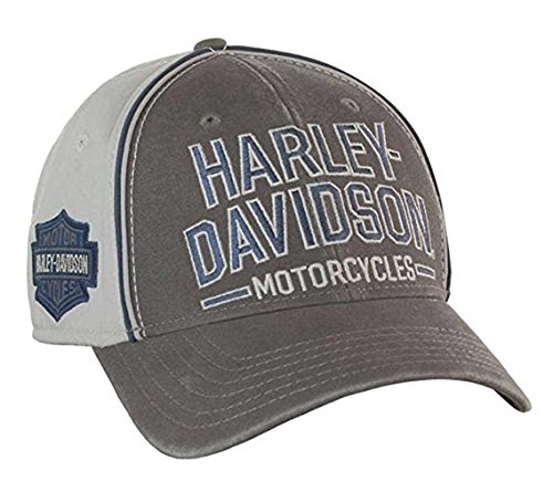 Harley-davidson men s baseball cap, embroidered bar &am…