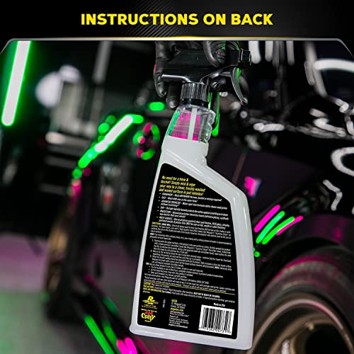 MEGUIAR’S ULTIMATE WATERLESS WASH & WAX, SCRATCH-FREE WATERLESS CAR CLEANING SPRAY THAT MAKES DETAILING QUICK AND EASY, 2-IN-1 CLEANER AND PROTECTION TO HELP YOUR RIDE SHINE, 26 OZ