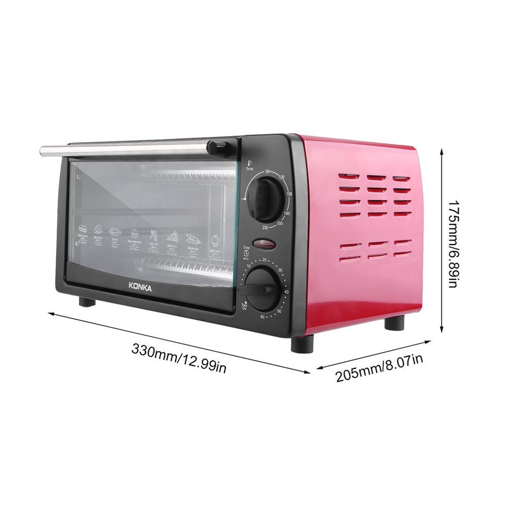 JINRU 9L Mini Horno eléctrico, Horno de la tostadora de la ...