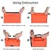 Leader Accessories New Heavy Duty Vinyl Waterproof Dry Bag for Boating Kayaking Fishing Rafting Swimming Floating and Camping (Orange, 55L)