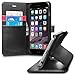 Spigen Wallet S iPhone 6 Plus Case with Foldable Cover and Kickstand Feature for iPhone 6S Plus / iPhone 6 Plus - Black