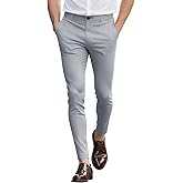 GINGTTO Mens Dress Pants Slim Fit Stretch Chino Pants for Men
