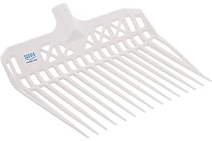 Suevia - Pro Manure Fork Head Without Handle - Ultra Strong and Stable - Teeth Length: 7 3/4'' - Premium Pitchfork Replacemen