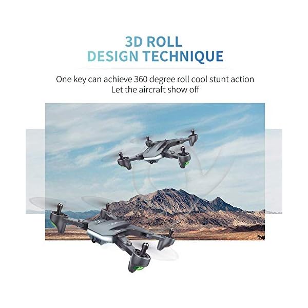 WEHOLY Spielzeug Modell 2.4G 4-Kanal 3D Stunt Professionelle Fernbedienung Flugzeuge HD-Kamera Luftbildfotografie… – Bild 5