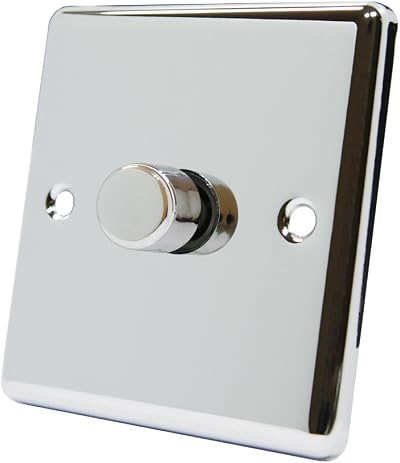 Alliance AET CPC1GDIM4 Polished Chrome 400W 10A Dimmer 1 Gang 2 Way