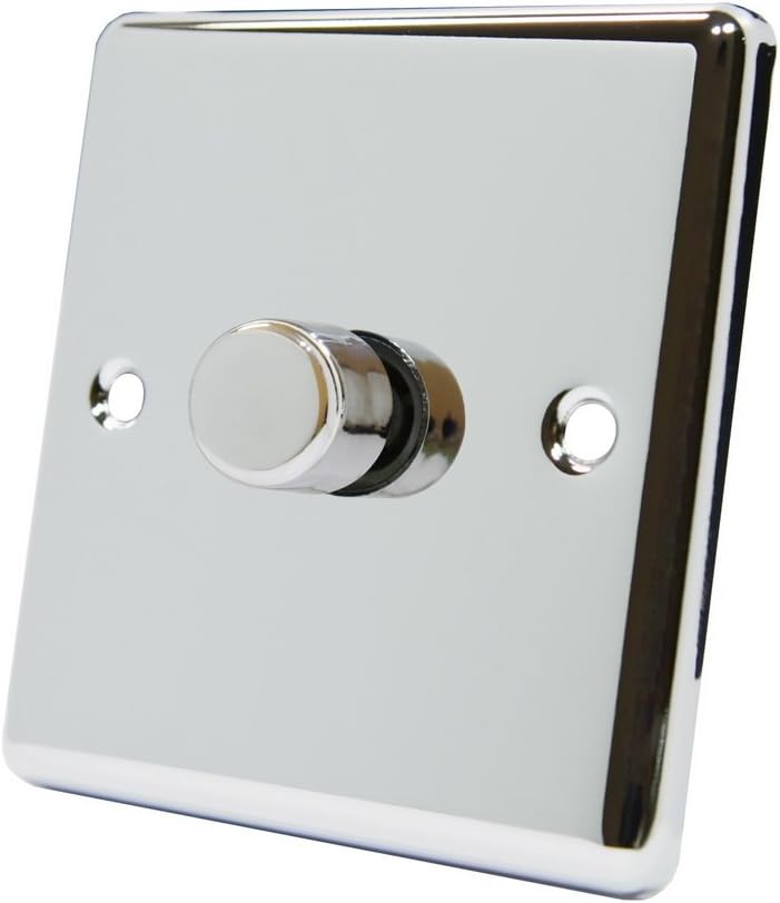 Alliance AET CPC1GDIM4 Polished Chrome 400W 10A Dimmer 1 Gang 2 Way