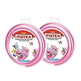 Mayka Toy Block Tape - 2 Stud - Pink - 6 Feet - 2 Pack (Compatible with Lego)