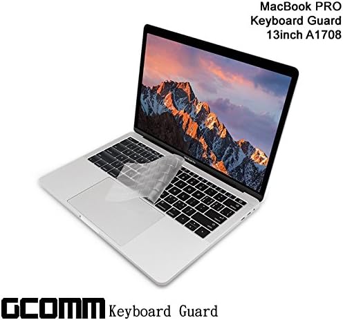 GCOMM Ultra Thin Clear Keyboard Cover for MacBook PRO with NO Touch Bar 13" 2016 Model A1708