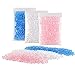 LEOBRO Fishbowl Beads for Crunchy Slime, 3 Pack Plastic Beautiful Color Vase Filler Beads for Homemade Slime, 7mm/0.28 inch Clear Fishbowl Beads for Slime DIY Craft ((180g/6.35 Ounces)