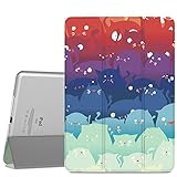 MoKo Case Fit iPad Air 2 - Slim Lightweight Smart Shell Stand Cover with Translucent Frosted Back Protector Fit Apple iPad Air 2 9.7