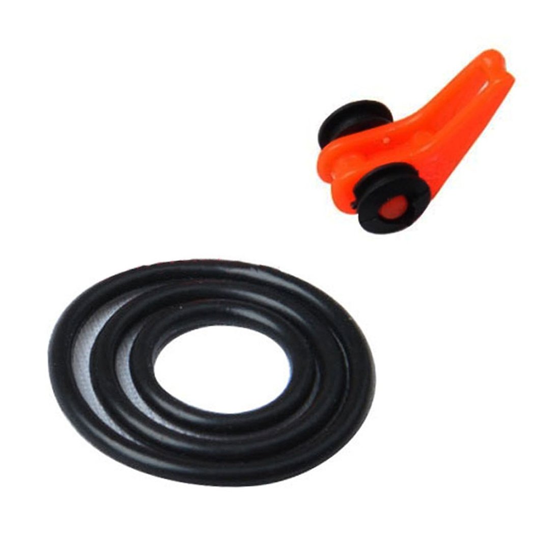 Agepoch 10pcs Fishing Pole Hook Keepers Bait Holders Easy Secure Lures