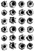 Fake Realistic Bullet Hole 3M Vinyl Sticker Decal 24 Pack Peel and Stick