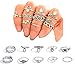 Rings Set;START 10PCS/Set Bohemian Totem Crystal Rings