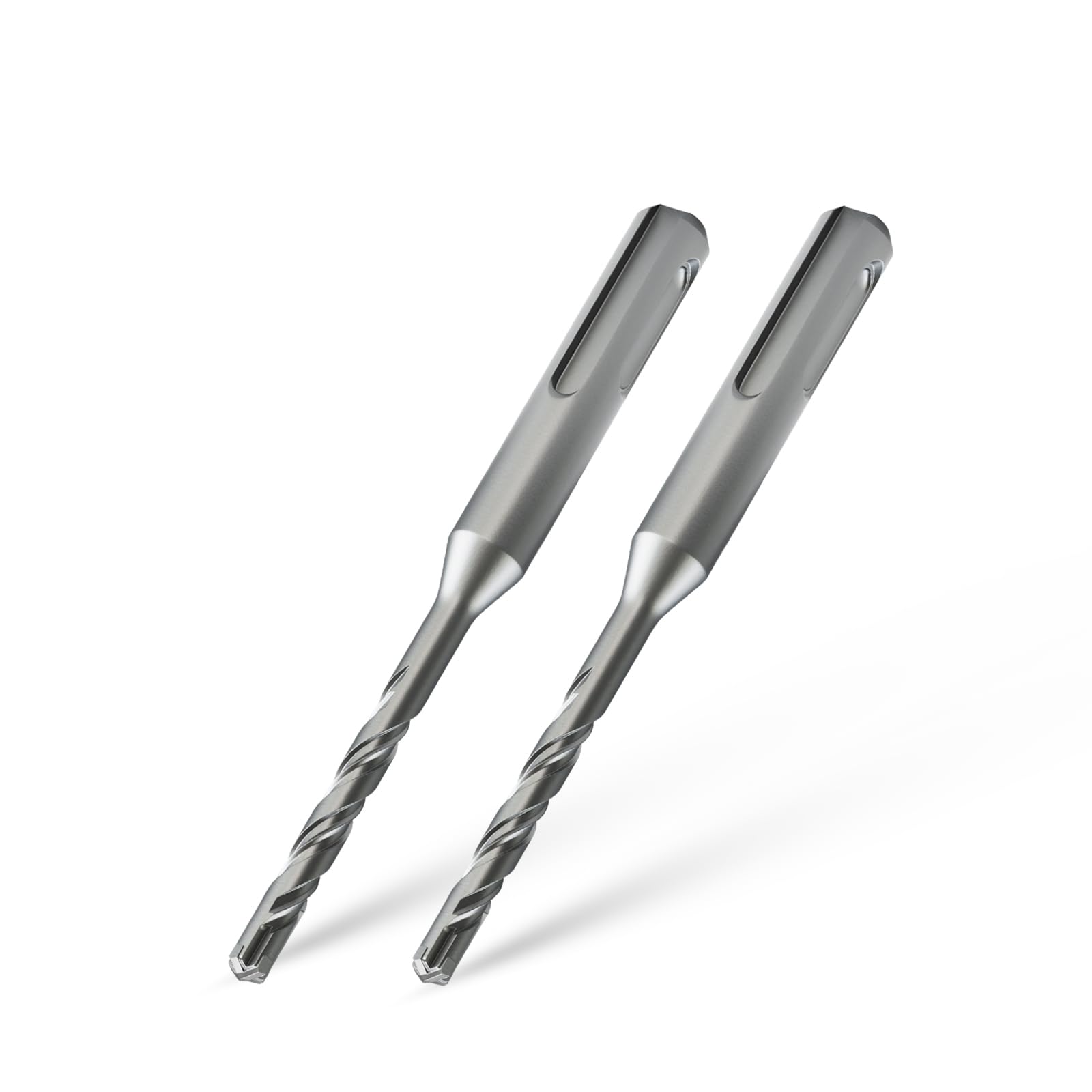 CSOOM SDS Plus Drill Bit, 6 x 110, 2 Pieces, Professional Concrete Drill, Ideal for Drilling in Stone, Concrete, Natural Stone, Brick Wall