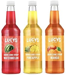 Lucy's Family Owned Shaved Ice Snow Cone Syrups
