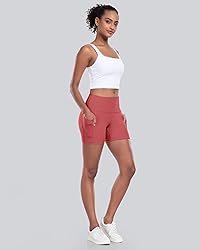 CHRLEISURE Womens Biker Yoga Shorts with