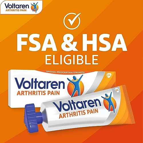 VOLTAREN ARTHRITIS PAIN GEL FOR POWERFUL TOPICAL ARTHRITIS PAIN RELIEF WITH DICLOFENAC, NO PRESCRIPTION NEEDED – 1.7 OZ/50 G TUBE