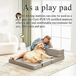 SINWEEK Folding Mattress Folding Sofa 4" Breathable