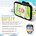 Baby Mirror for Car – Largest Backseat Mirror for Rear Facing Infant - Most Stable Shatterproof Newborn Accessories for Back Seat - Wide Crystal Clear View - Premium Quality - Safe Secure Crash Tested