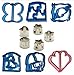 Sandwich Cutter Shapes | by Friendy Home Solutions | Kids Fruit Crust | Durable |11 Piece Set |