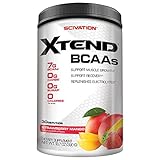 Scivation Xtend BCAA Powder, Branched Chain Amino Acids, BCAAs, Strawberry Mango, 30 Servings