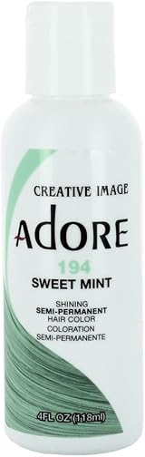 Adore Shining Semi Permanent Hair Colour 194 Sweet Mint Brand New 12 Months view 2