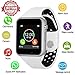 Bluetooth Smart Watch Anti-Lost Smartwatch Touch Screen with SIM Card Slot Camera Music Player Support Android Samsung Huawei Sony iOS iPhone, Sweatproof Sports Fitness Tracker for Women Men Kids