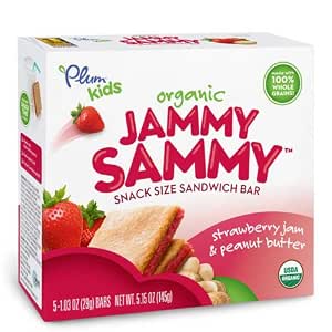 Plum organics bar jmy smy pntbttr strawberry 5.15oz (846675002433)