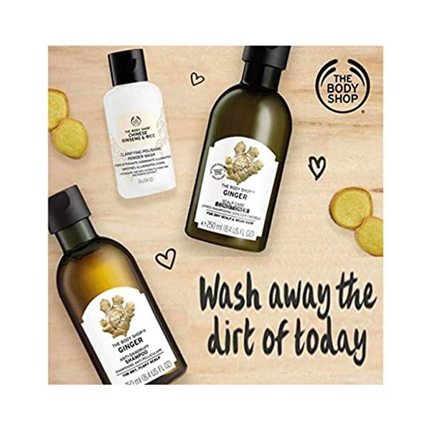 The-Body-Shop-Ginger-Anti-Dandruff-Shampoo-400-ml-TOBOD080 The Body Shop Ginger Anti Dandruff Shampoo, Green, Honey, 400 ml