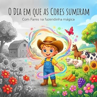 Livro Aprendendo as Cores com Fares: Uma História Divertida na Fazendinha