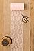Ling's moment Blush Pink Lace Fabric Ribbon Roll 6 Inch x 24 Yards for Burlap Lace Table Runner Boho Vintage Woodland Greenery Wedding Bridal Baby Shower Party Decor Decorations