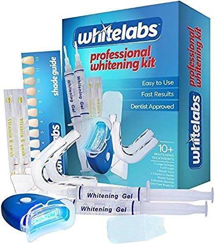 WhiteLabs Professional At Home Teeth Whitening Kit- DDS Approved – Easy to Use – Fast Results –