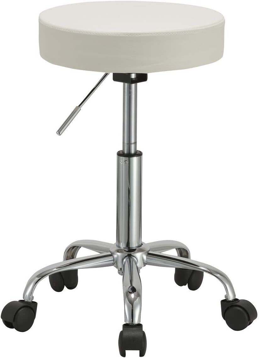 Duhome 410 Adjustable Height Swivel Medical Clinic Tattoo Spa Salon Stool with Wheels (Black): Kitchen & Dining