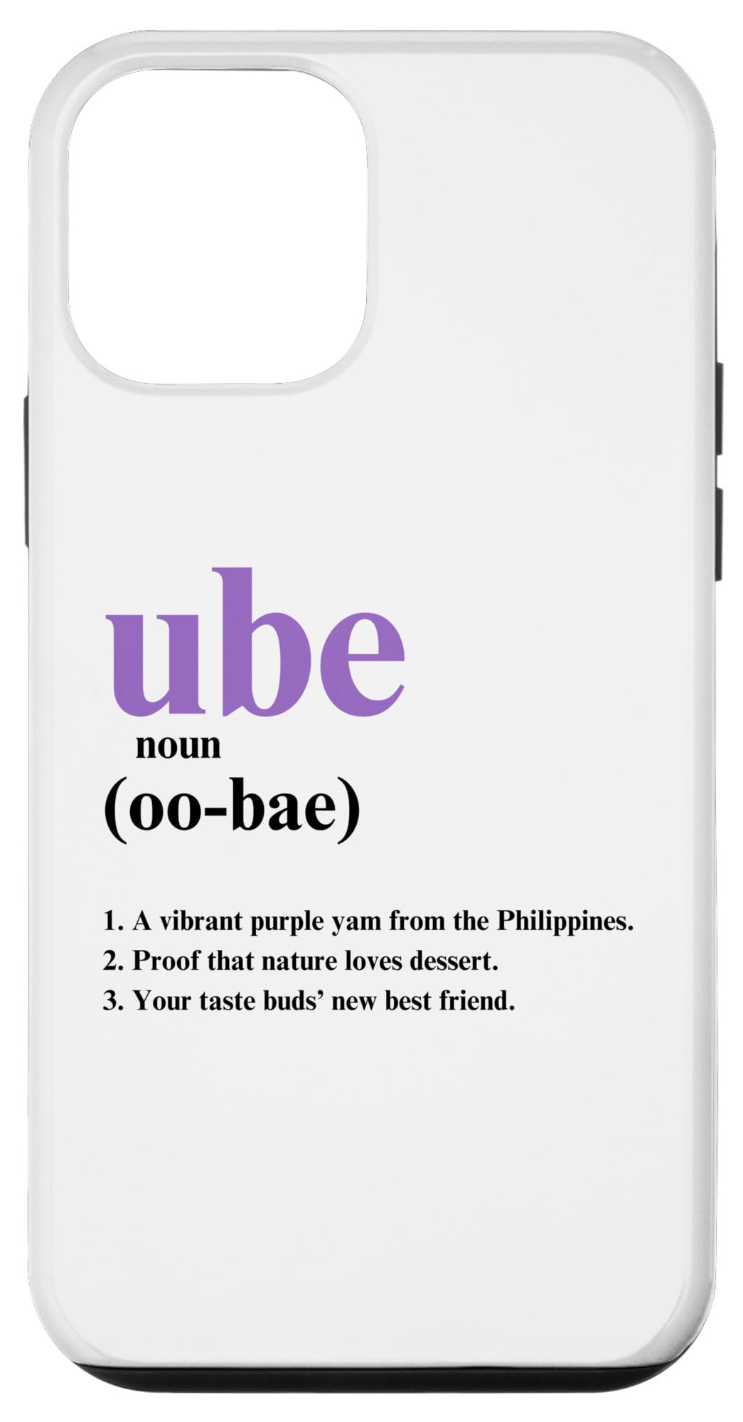 iPhone 12 mini Funny Ube Definition Ube Bae Flavor Purple Yam Ube Case