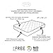 Waterproof Fitted Pack N Play Portable Mini Crib Mattress Playards Pad Cover - 39”x27”x5” - Washable and Dryable