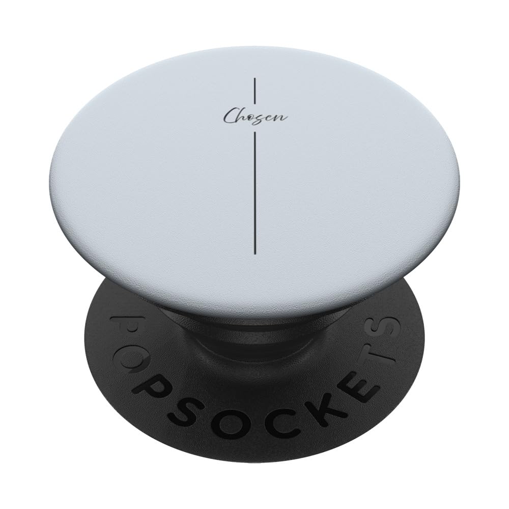 Chosen Minimalistic Christian Cross PopSockets Swappable PopGrip
