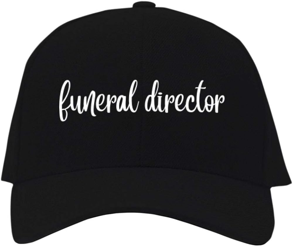 Eddany Funeral Director Vintage Font Embroidered Baseball
