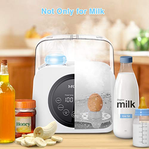 image for MATCC Baby Bottle Warmer Bottle Steam Sterilizer LED Display Baby Food