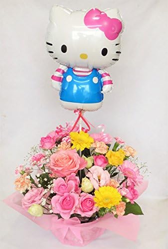 Amazon バルーンフラワー 豪華なお花のキティちゃん フラワーアレンジメント オンライン通販 Amazon バルーンフラワー 豪華なお花のキティちゃん フラワーアレンジメント オンライン通販