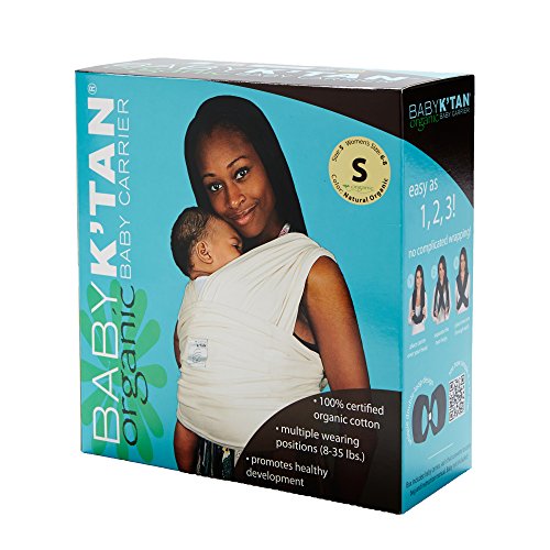 Baby K'tan Organic Baby Carrier, Natural, Small