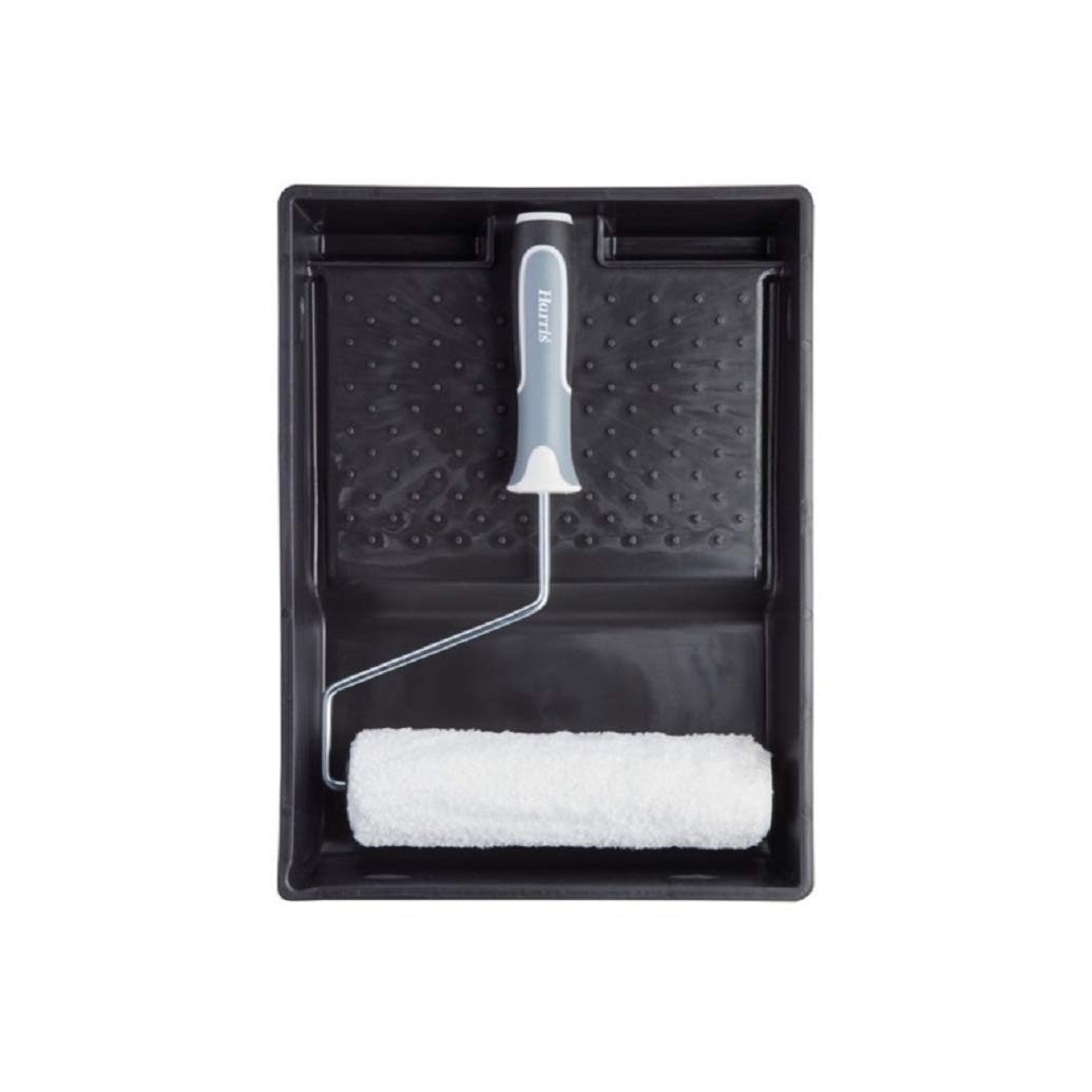 Harris Ultimate Walls & Ceilings Set | with Tray, Frame, 1 x Medium Pile Roller Sleeve | 9in