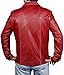 MSHC Men's Fight Club Faux Leather Coat XL Burgundy