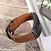TRUMiRR Gear Fit 2 Watchband, Double Color Genuine Leather Watchband Stainless Steel Clasp Strap Sports Wristband Wrist Bracelet for Samsung Gear Fit 2 SM-R360 / Fit2 Pro SM-R365 Smartwatch