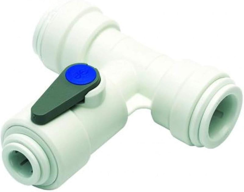 John Guest ASV3 Angle Stop Valve 15mm Push Fit 1/4 Water Feed Connector